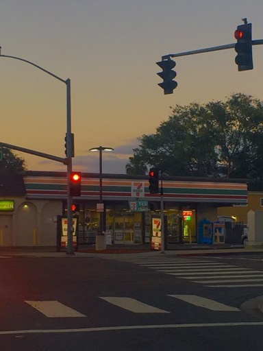 7-Eleven store at dusk