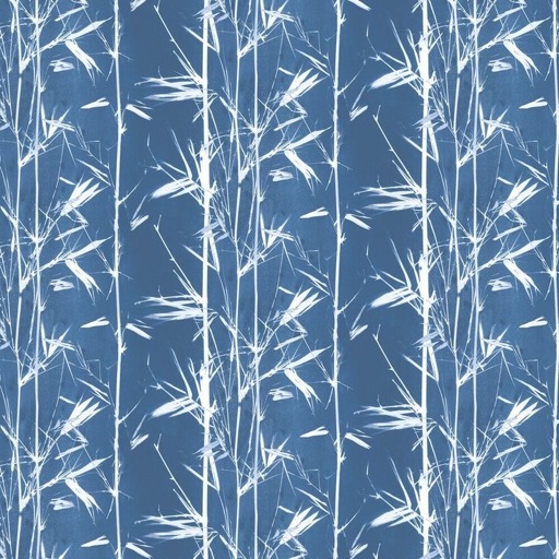 Blue bamboo